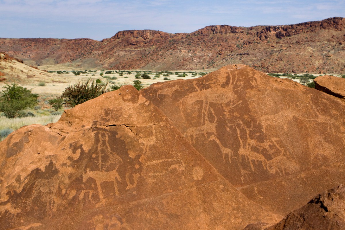 Safári com criança: Twyfelfontein