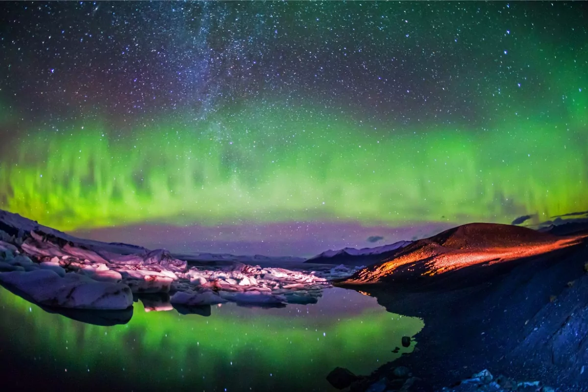 Roteiros para a noruega: aurora boreal