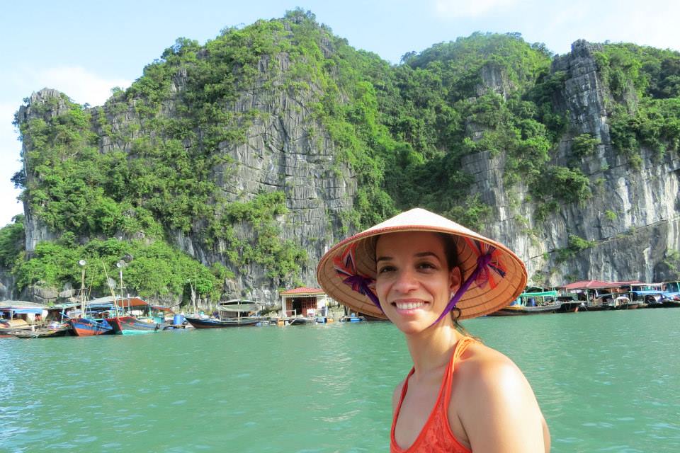 baía de Halong, no Vietnã, em Indochina