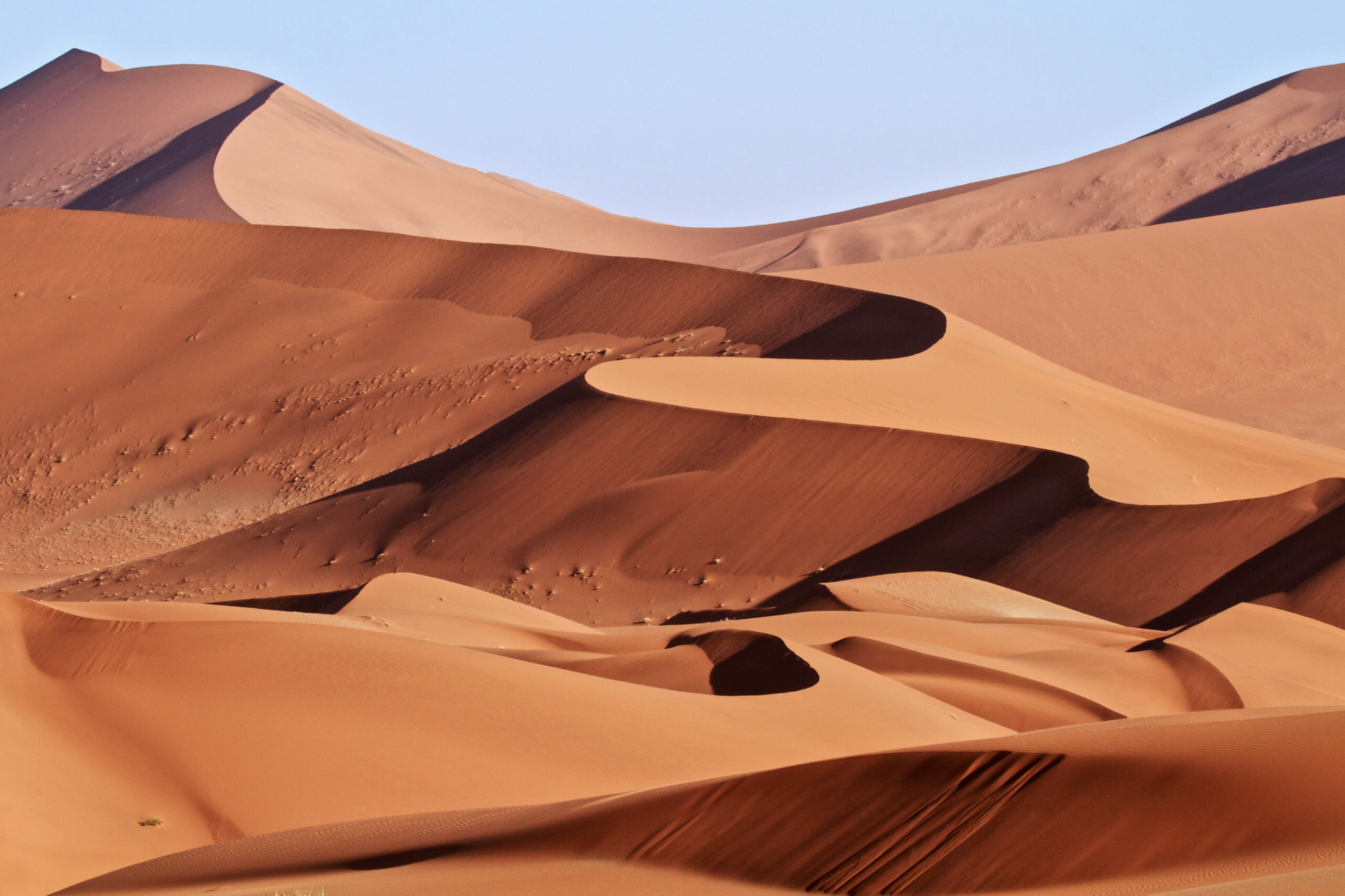 dunas de Sossusvlei no Deserto da Namíbia