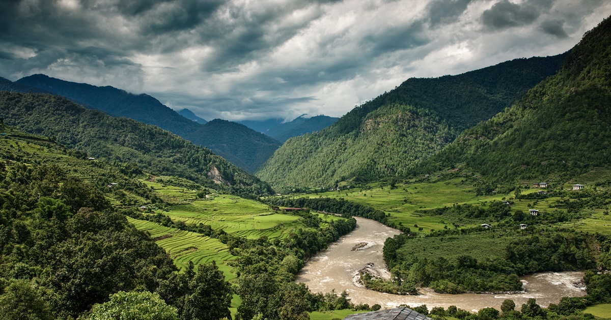 Porque o Butão é um país carbono negativo