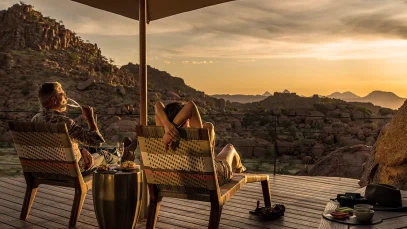 Chiwani Safari Camps em Damaraland, Namíbia
