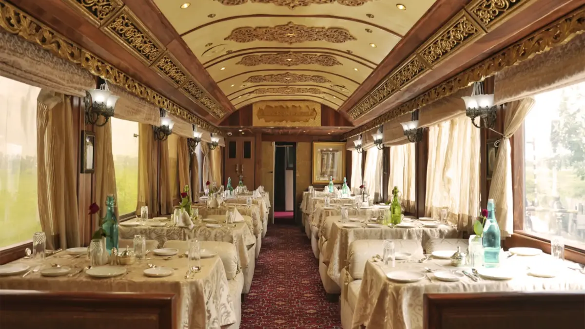 palace-on-wheels2 Restaurante do Palace on Wheels.