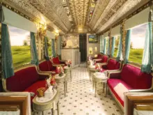 Ver mais: Interior do trem Palace on Wheels.
