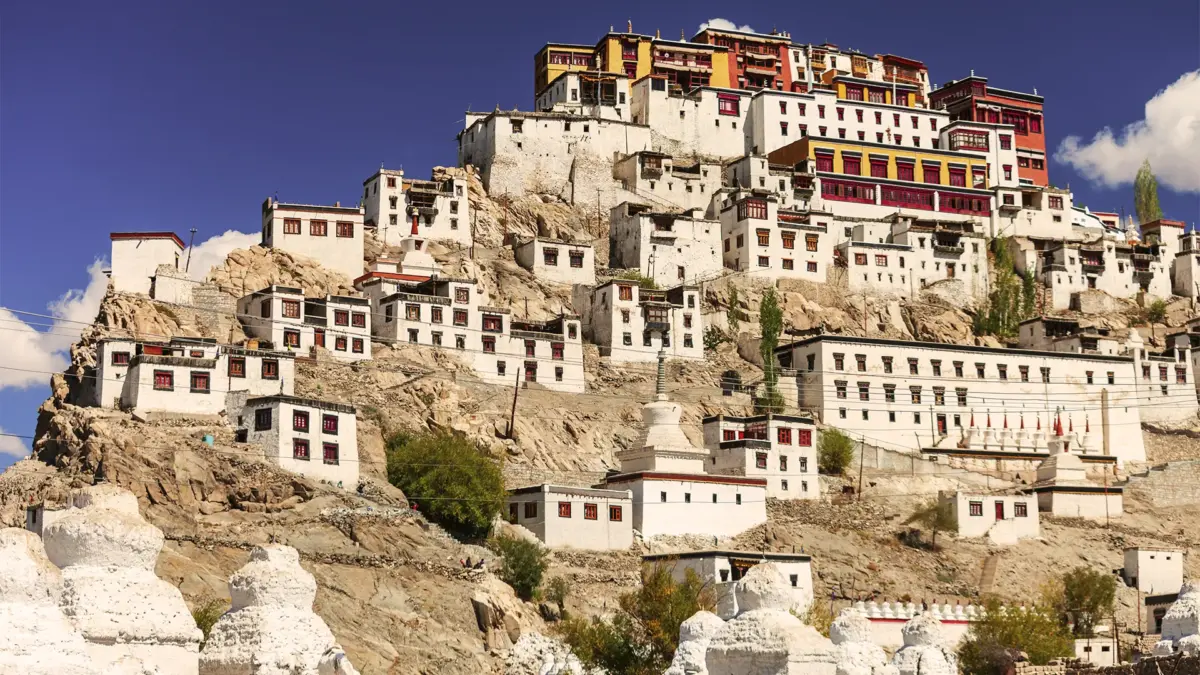 thiksey-monastery Mosteiro Thiksey.