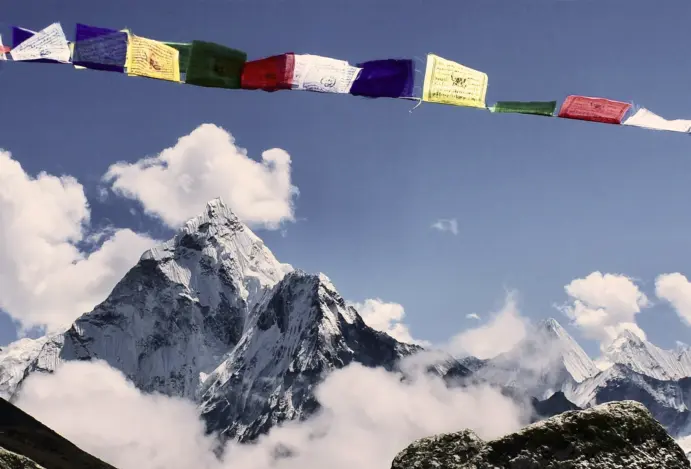 Montanha tibetana.