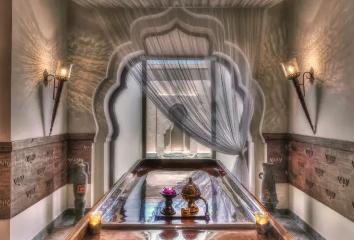 Centro de Ayurveda do Kamalapura Palace.