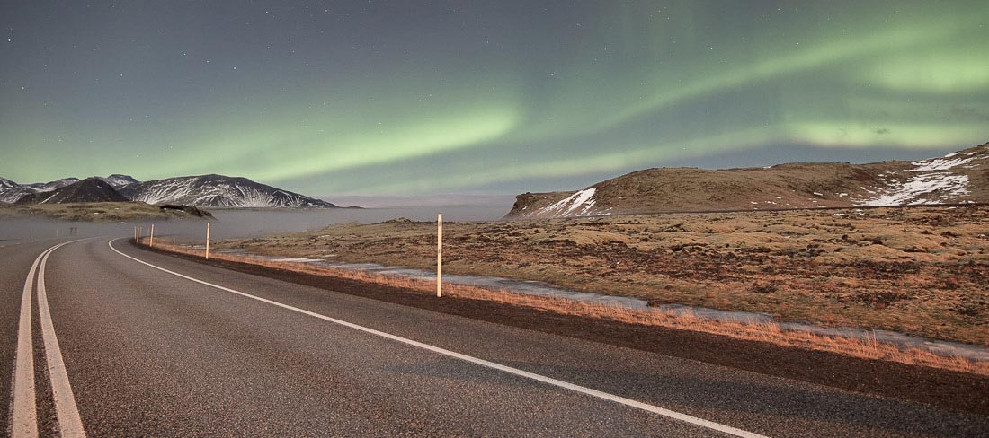 islandia-aurora-boreal-estrada