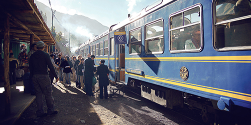 Trem para Machu Picchu